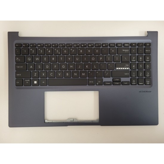 Carcasa cu tastatura palmrest Laptop, Asus, VivoBook 15X OLED X1503, X1503Z, X1503ZA, 13NB0WY1P07011-1, 13N1-ECA0301, 90NB0WY1-R31UI0, layout US