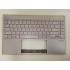 Carcasa superioara cu tastatura palmrest Laptop, Asus, ZenBook 14 UM425I, UM425IA, 90NB0RT2-R31UI1, 90NB0RT2-R31UI0, UX425IA-2P, iluminata, argintie, layout US