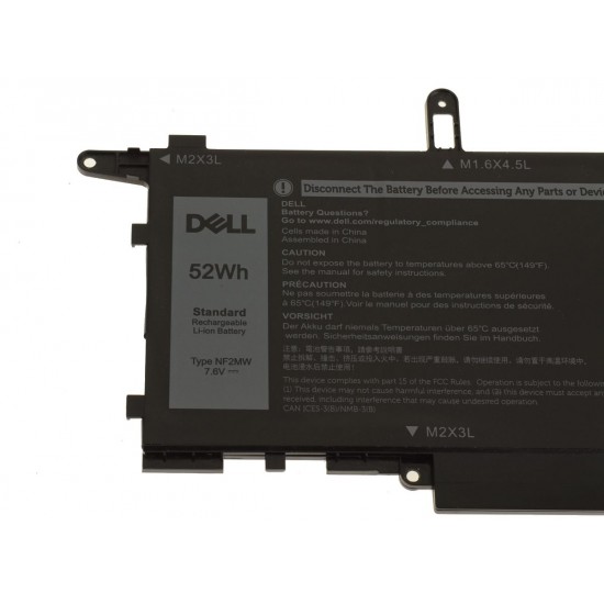 Baterie Laptop 2in1, Dell, Latitude G8F6M, 85XM8, 8W3YY, CHWV6, GJD1V, 0NF2MW, NF2MW, 7.6V, 6500mAh, 52Wh