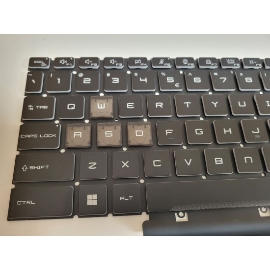 Tastatura Laptop Gaming, MSI, Pulse 17 B13VGK (2023), B13VGK-068, B13VGK-093AU, B13VGK-887US, B13VGK-888US, B13VGK-678XES, B13VGK-679XES, conector iluminare RGB 16 pini, layout US