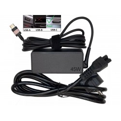 Incarcator Laptop, Lenovo, ThinkPad X1 Yoga 2nd Gen Type 20JD, 20JE, 20JF, 20JG, 20V 2.25A, 45W, USB-C