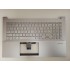 Carcasa superioara cu tastatura palmrest Laptop, Asus, VivoBook X521, X521IA, X521FA, X521FL, X521EA, X521EQ, X521UA, X521JQ, X521FL-8E, 90NB0LX1-R31UI0, iluminata, argintie, layout US