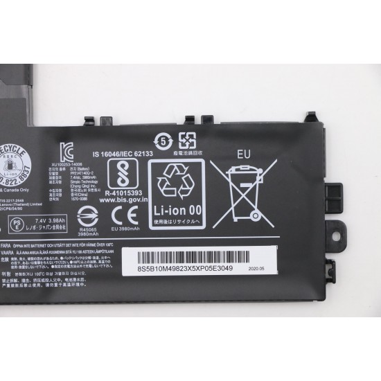 Baterie Laptop, Lenovo, Yoga 520-14IKB Type 80X8, 80YM, 81C8, 2ICP6/55/90, 7.4V, 3900mAh, 30Wh