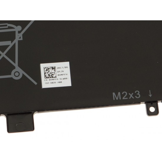 Baterie Laptop 2in1, Dell, XPS 13 9365, P71G, P71G001, 0NNF1C, NNF1C, 7.6V, 5940mAh, 46Wh