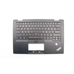 Carcasa superioara cu tastatura palmrest Laptop, Lenovo, X1 Carbon 4th Gen Type 20FB, 20FC, 01AV178, 01AV217, iluminata, layout US