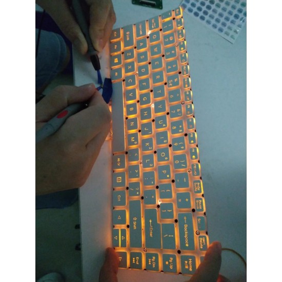 Tastatura Laptop, Acer, Swift 5 SF515-51, SF515-51T, N18P2, iluminata, argintie, layout US