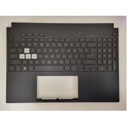 Carcasa superioara cu tastatura palmrest Laptop Gaming, Asus, TUF Dash F15 FX517ZC, FX517ZM, FX517ZE, FX517ZR, 33NJKTAJN70, 90NR0951-R31UI1, iluminata, layout US