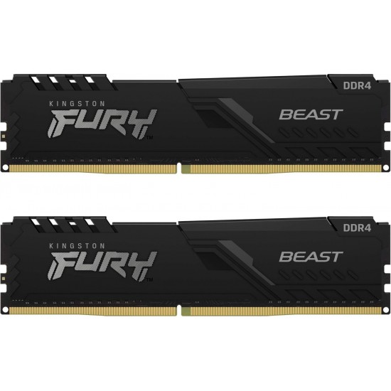 Memorie Desktop PC Kingston FURY Beast 32GB (2x16GB) DDR4 3600MHz KF436C18BBK2/32