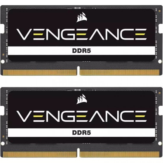 Kit Memorie Laptop Corsair VENGEANCE 32GB (2x16GB), DDR5, 5600MHz, CL48, CMSX32GX5M2A5600C48