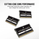 Kit Memorie Laptop Corsair VENGEANCE 32GB (2x16GB), DDR5, 5600MHz, CL48, CMSX32GX5M2A5600C48