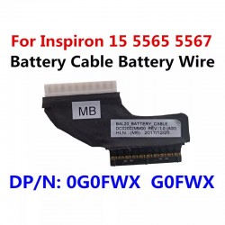 Cablu conectare baterie Laptop, Dell, Inspiron 15 5565, 5567, P66F, 0G0FWX, G0FWX, DC02002MM00, BAL20 BATTERY CABLE Cablu conectare baterie Laptop, Dell, Inspiron 15 5565, 5567, P66F, 0G0FWX, G0FWX, DC02002MM00, BAL20 BATTERY CABLE