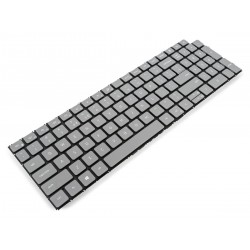 Tastatura Laptop, Dell, Vostro 5620, 5625, 7620, P117F003, iluminata, gri deschis, layout US