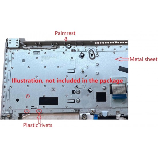 Tastatura Laptop, Dell, Inspiron 3510, 3520, iluminata, gri deschis, layout US