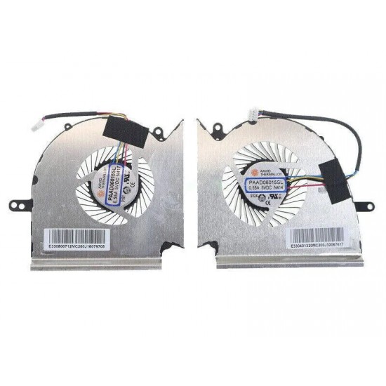 Set coolere Laptop, MSI, GP75, GL75, WE75, MS-17E2, MS-17E4, MS-17E5, MS-17E7, PAAD06015SL, N414, N417, 5V, 0.55A