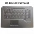 Carcasa superioara cu tastatura palmrest Laptop, Asus, ROG Strix Scar Edition GL703GM, GL703GS, 33B9BTAJN00, iluminata RGB, 90NR00E1-R31US0, layout US