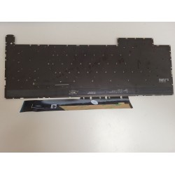 Tastatura Laptop Gaming, Asus, TUF F15 FX507ZC4, iluminata, neagra, layout US