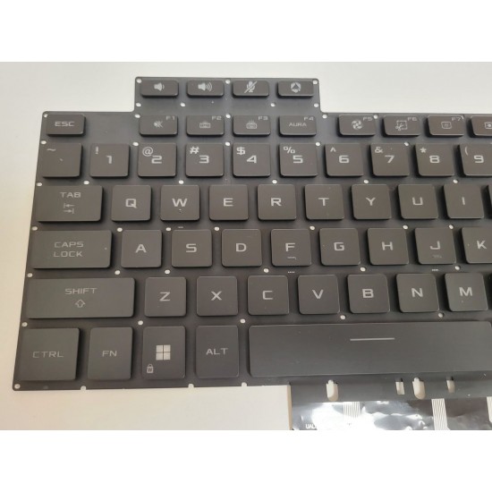 Tastatura Laptop Gaming, Asus, TUF A16 Advantage Edition FA617, FA617XS, FA617NS, FA617NSR, iluminata, neagra, layout US