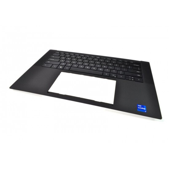 Carcasa superioara cu tastatura palmrest Laptop, Dell, Precision 5560, 5570, A19B19, iluminata, layout US