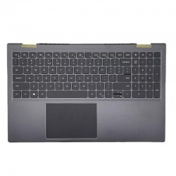 Carcasa superioara cu tastatura palmrest Laptop, Dell, Vostro 15 5510, 5515, 0Y64G2, 460.0NC0D.0013, iluminata, layout US
