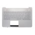 Carcasa superioara cu tastatura palmrest Laptop, Asus, VivoBook Pro N552, N552V, N552VX, N552VW, N552VX-1A, 13N0-SHA0311, 90NB09P1-R31US0, iluminata, argintie, layout US