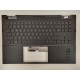 Carcasa superioara cu tastatura palmrest Laptop, HP, Omen 16-B, TPN-Q265 (2021), M62262-001, M62262-271, 44G3KTATP70, iluminata RGB 8 pini, layout US (RO)