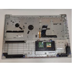 Carcasa superioara cu tastatura palmrest Laptop, Lenovo, IdeaPad 330-15ICH Type 81FX, 5CB0R46921, AP17P000120, Platinum Grey, iluminata, layout US