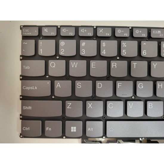 Tastatura Laptop, Lenovo, Legion 5 15ARH7 Type 82RE, iluminata, gri, layout UK