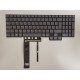 Tastatura Laptop, Lenovo, Legion 5 15ARH7 Type 82RE, iluminata, gri, layout UK