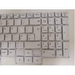 Tastatura Laptop, Lenovo, Legion 5 Pro 16ARH7H Type 82RG, iluminata, alba, layout UK