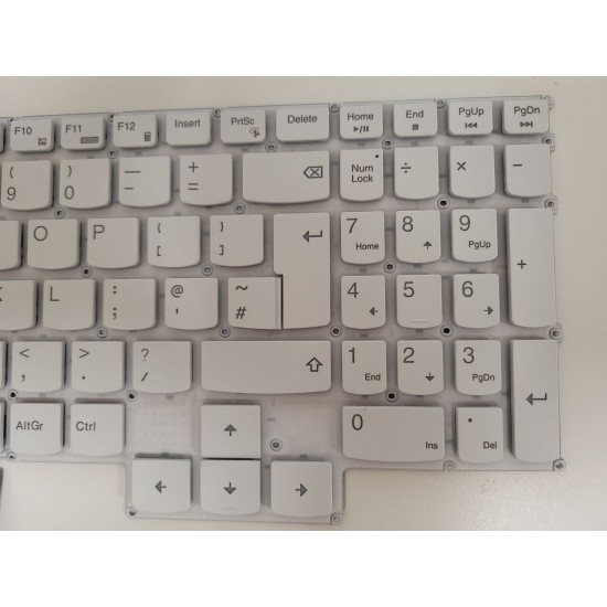 Tastatura Laptop, Lenovo, Legion 5 15IAH7 Type 82RC, iluminata, alba, layout UK