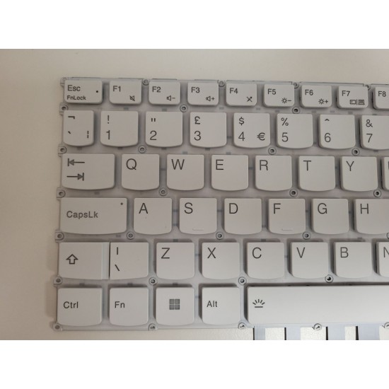 Tastatura Laptop, Lenovo, Legion 5 15ARH7H Type 82RD, iluminata, alba, layout UK