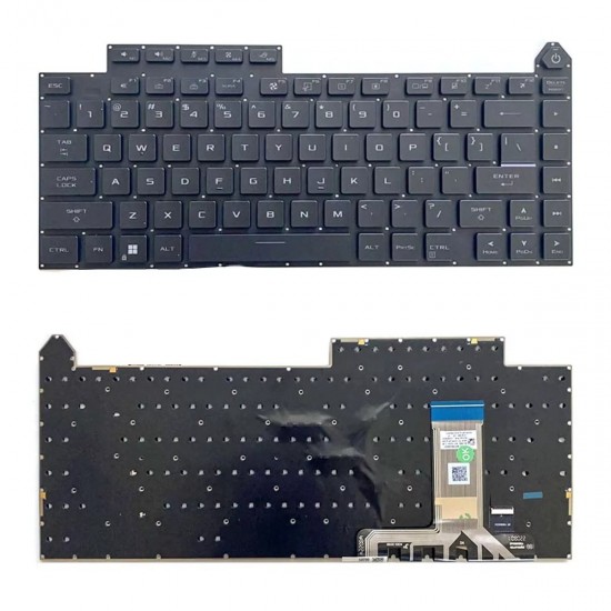 Tastatura Laptop, Gaming, Asus, ROG Strix G16 G614, G614J, G614JJ, G614JU, G614JV, G614JI, G614JZ, G614JU, G614JZR, G614JIR, G614JVR, iluminata, RGB, layout US