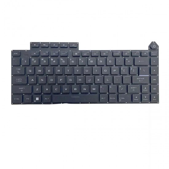 Tastatura Laptop, Gaming, Asus, ROG Strix Scar 16 G634, G634J, G634JZ, G634JZR, G634JY, G634JYR, iluminata, RGB, layout US