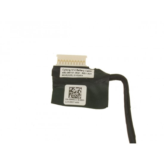 Cablu conectare baterie Laptop, Dell, Inspiron 15 5510, 5518, 9M6D2, 09M6D2, 450.0MY01.0021, Cyborg N14 Battery Cable