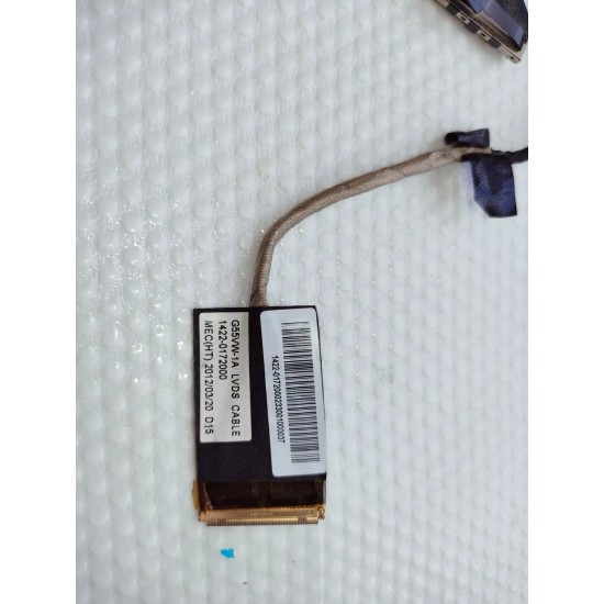 Cablu video LVDS Laptop, Asus, G55, G55V, G55VW, 14005-00290200, 14005-00290000, 1422-016R000, 1422-0172000, G55VW-1A LVDS Cable, 40 pini