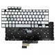 Tastatura Laptop Gaming, Asus, TUF Dash F15 FX516, FX516P, FX516PR, FX516PC, FX516PM, FX516PE, FX516PCZ, iluminata, alba, layout US