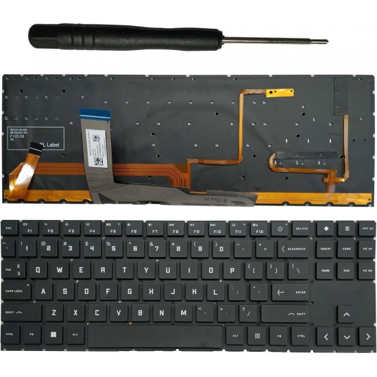 Tastatura Laptop, HP, Omen 16-N, TPN-Q267, iluminata, layout US