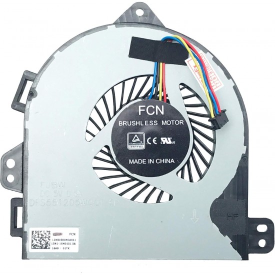 Cooler procesor Laptop, Asus, ROG G701, G701VI, G701VIK, 13NB0E60M04011, 13N1-15M0101, DFS551205WQOT, DFS551205WQ0T, FJBW, CPU