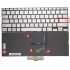 Tastatura Laptop, Asus, ZenBook 14 0KN1-5Z2TW13, 0KNB0-262HTY00, NSK-WR1BU, iluminata, argintie, layout US