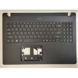 Carcasa superioara cu tastatura palmrest Laptop, Acer, TravelMate P2 TMP215-52, TMP215-52G, P215-52, P215-52G, 6B.VMHN7.F62, 6BVMHN706222, JHXZJHY, iluminata, layout US