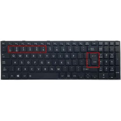 Tastatura Laptop, Toshiba, Satellite C50-B, C50D-B, C50T-B, C50A-B, C50-A, C50D-A, C50T-A, C55-B, C55D-B, C55-A, C55T-A, C55D-A, C55DT-A, C55D-B, C55DT-B, layout UK