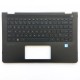 Carcasa superioara cu tastatura palmrest Laptop, HP, Pavilion X360 14-BA, 14T-BA, 924117-001, 924117-031, iluminata, neagra, layout US