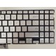 Tastatura Laptop, Asus, VivoBook 15 X532, X532EQ, X532FA, X532FL, iluminata, argintie, layout US