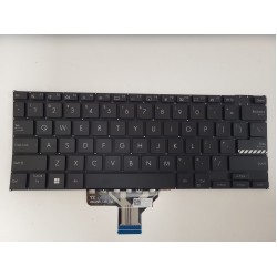 Tastatura Laptop, Asus, ZenBook 14 UM3402, UM3402YA, iluminata, neagra, layout US