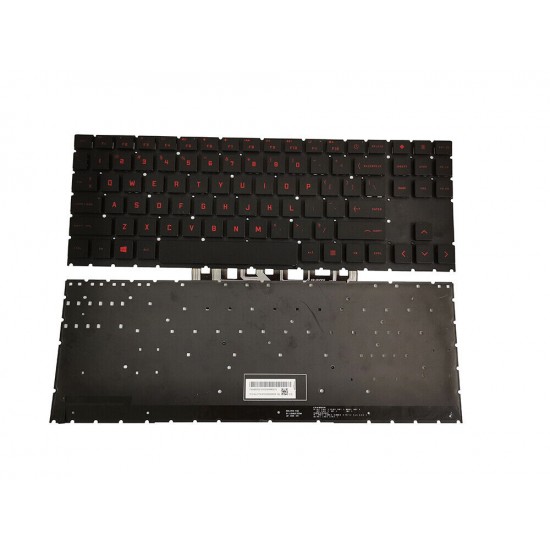 Tastatura Laptop, HP, Omen 15-EK, 15-EN, TPN-Q236, TPN-Q238, iluminata, rosie, layout US