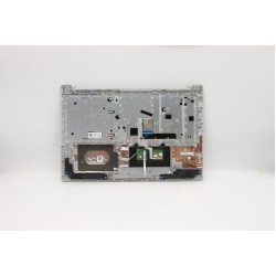 Carcasa superioara cu tastatura palmrest Laptop, Lenovo, IdeaPad 330-15ICN Type 81EY, 5CB0R26496, Platinum Grey, layout US