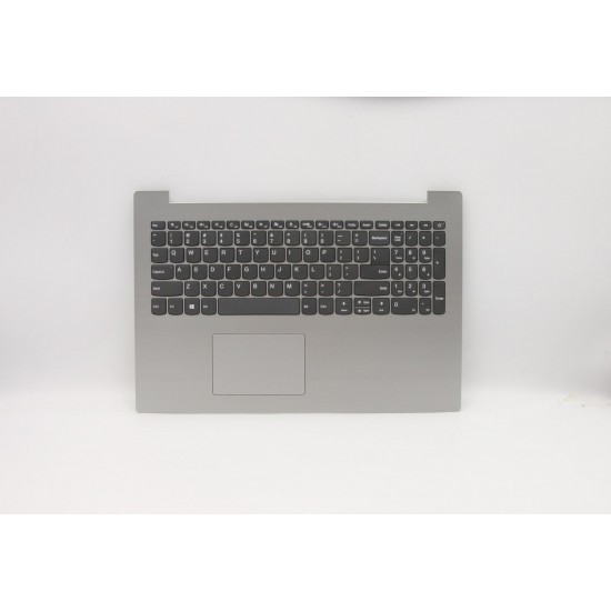 Carcasa superioara cu tastatura palmrest Laptop, Lenovo, IdeaPad 330-15ICN Type 81EY, 5CB0R26496, Platinum Grey, layout US