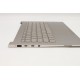 Carcasa superioara cu tastatura palmrest Laptop, Lenovo, Yoga C930-13IKB Type 81C4, 5CB0S72668, AM18S000310, Mica, aurie, layout US