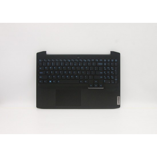 Carcasa superioara cu tastatura palmrest Laptop Gaming, Lenovo, IdeaPad 3-15IMH05 Type 81Y4, 5CB0Y99503, AP1JM000300, AM1JM000500, Onyx Black, iluminata, neagra, layout US