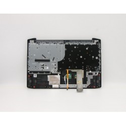 Carcasa superioara cu tastatura palmrest Laptop Gaming, Lenovo, IdeaPad 3-15IMH05 Type 81Y4, 82CG, 5CB0Y99503, AP1JM000300, AM1JM000500, Onyx Black, iluminata, neagra, layout US